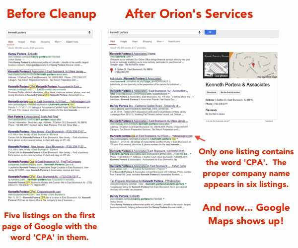 Google-SERPS-Kenneth-Portera-NAP-SERVICES-Before-and-After