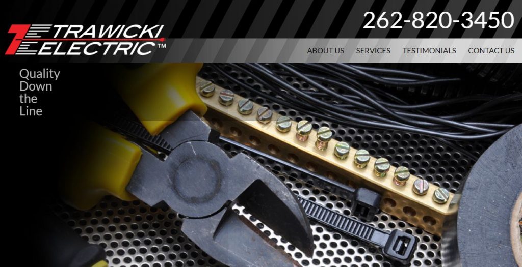 Trawicki Electric's new website