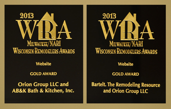 Orion Group LLC Gold Awards from NARI Best New Website